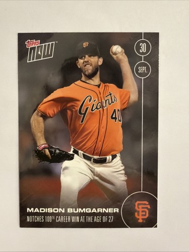 2016 Topps Now 526 Madison Bumgarner