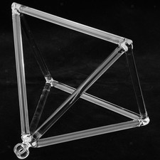 Crystal glass C-main point, key sound bowl and mallet bowl set