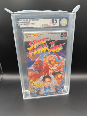Street Fighter II Turbo / Japanese / Super Famicom / Sealed / Unopened VGA 85