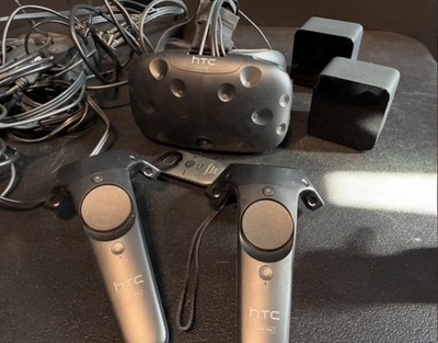 HTC Vive Pre VR Headset With Controllers, Link Box & Cables - Developer Version