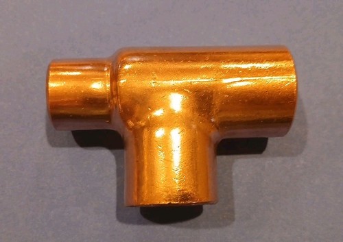 Copper Tee WROT 3/4β Sweat X 3/4βsweat X 3/4" Slip Fitting QTY 4