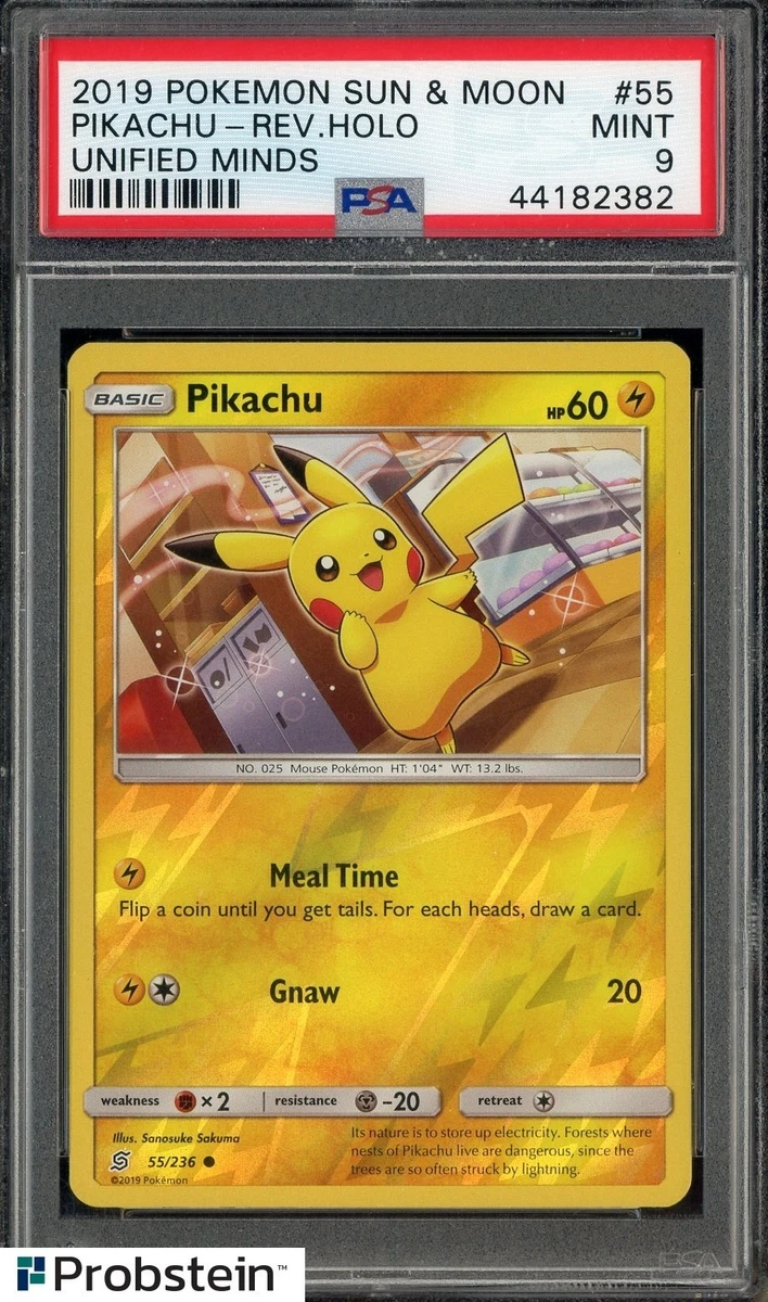 Pokémon TCG Grade 9 Pikachu Individual Collectible Card Game Cards