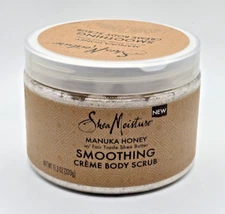 Shea Moisture Smoothing Creme Body Scrub 11.3oz Manuka Honey Shea Butter Sealed