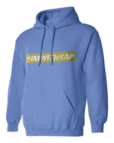 Colin Kaepernick Im With Kap Hashtag NFL Protest Mens & Youth Sweatshirt - Picture 7 of 15