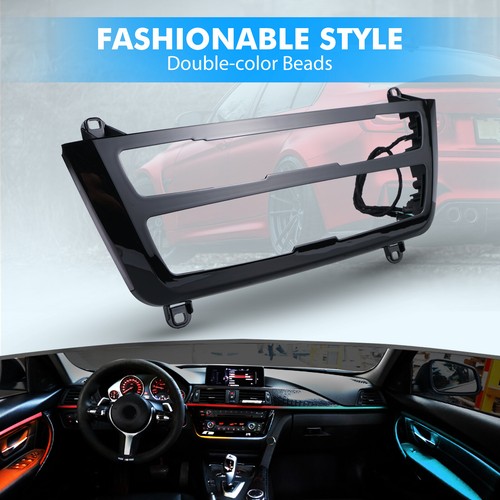 For BMW F30 F31 F34 Illuminated AC Radio Trim Ambient Light LED Strip Cover - Picture 3 of 13