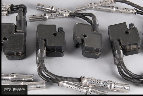 98-11 Mercedes R129 SL500 E55 AMG S500 Ignition Coil Set of 8 OEM 0221503035 - Picture 9 of 12