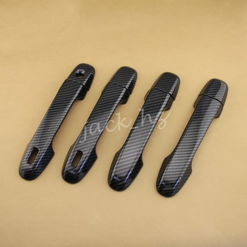 Cubierta de manija de puerta de fibra de carbono sin llave para Subaru Forester Crosstrek Impreza XV - Imagen 2 de 7