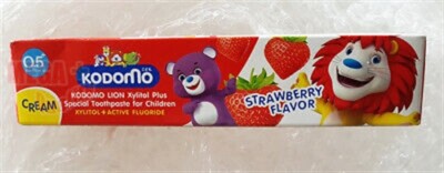 KODOMO STRAWBERRY XYLITOL PLUS CHILDREN TOOTHPASTE 40 g | eBay