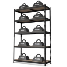 WORKPRO 5-Tier Adjustable Steel Shelving Unit Storage Rack 35-3/10"x17-1/2"x 72"