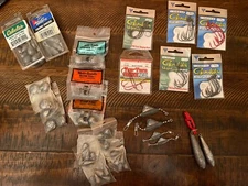 Water Gremlin Dipsey Sinkers Gamakatsu Hook Lot
