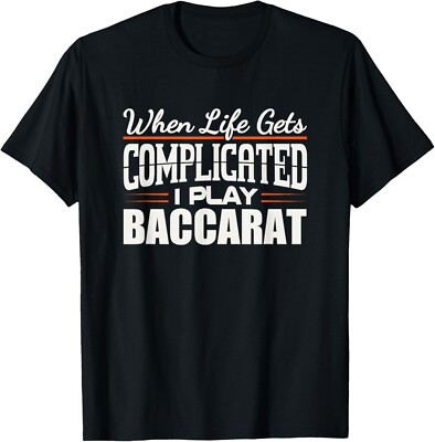 Baccarat Gambling Casino Novelty Tee Shirts Gift Unisex T-Shirt