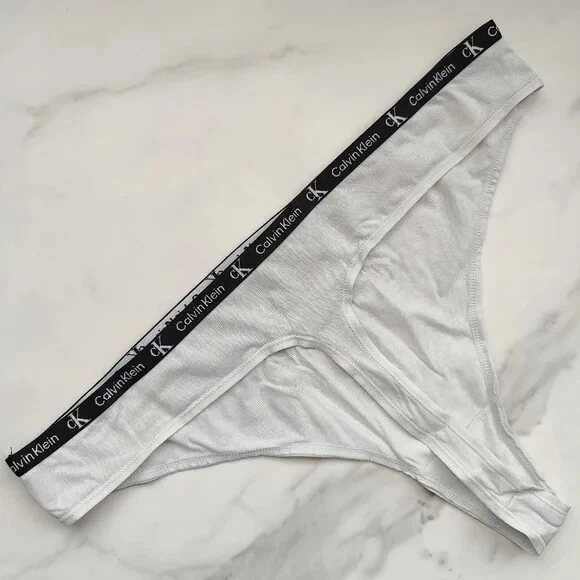 Calvin Klein 1996 хлопок эластичной современный стринги трусики Galaxy серый размер XL - Изображение 2 из 3