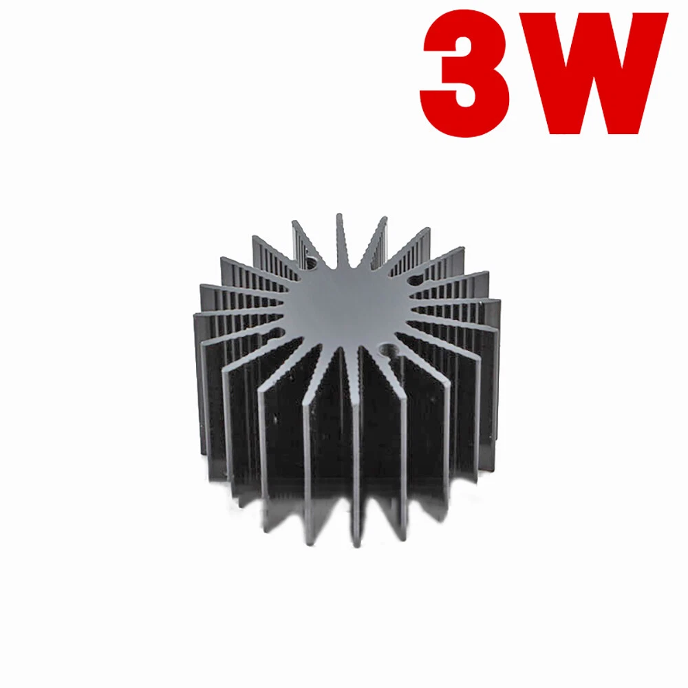 Dissipatore In Alluminio 150x69x37 Mm Per Raffreddamento LED, Chip E Alimentazione, Nero - 2