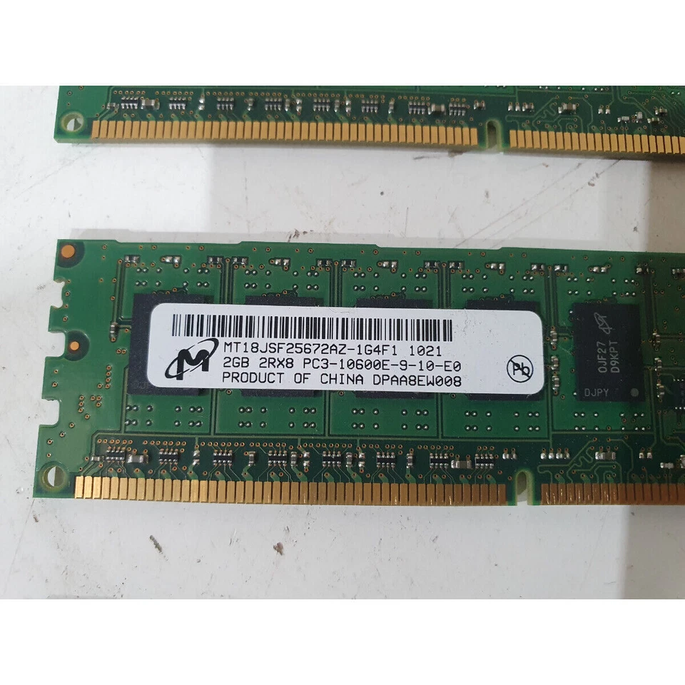 Lot of 3 Hp Micron MT18JSF25672AZ-1G4F1 DDR3 RAM 6GB (3x2GB) Memory DIMM for PC - Image 3 of 4