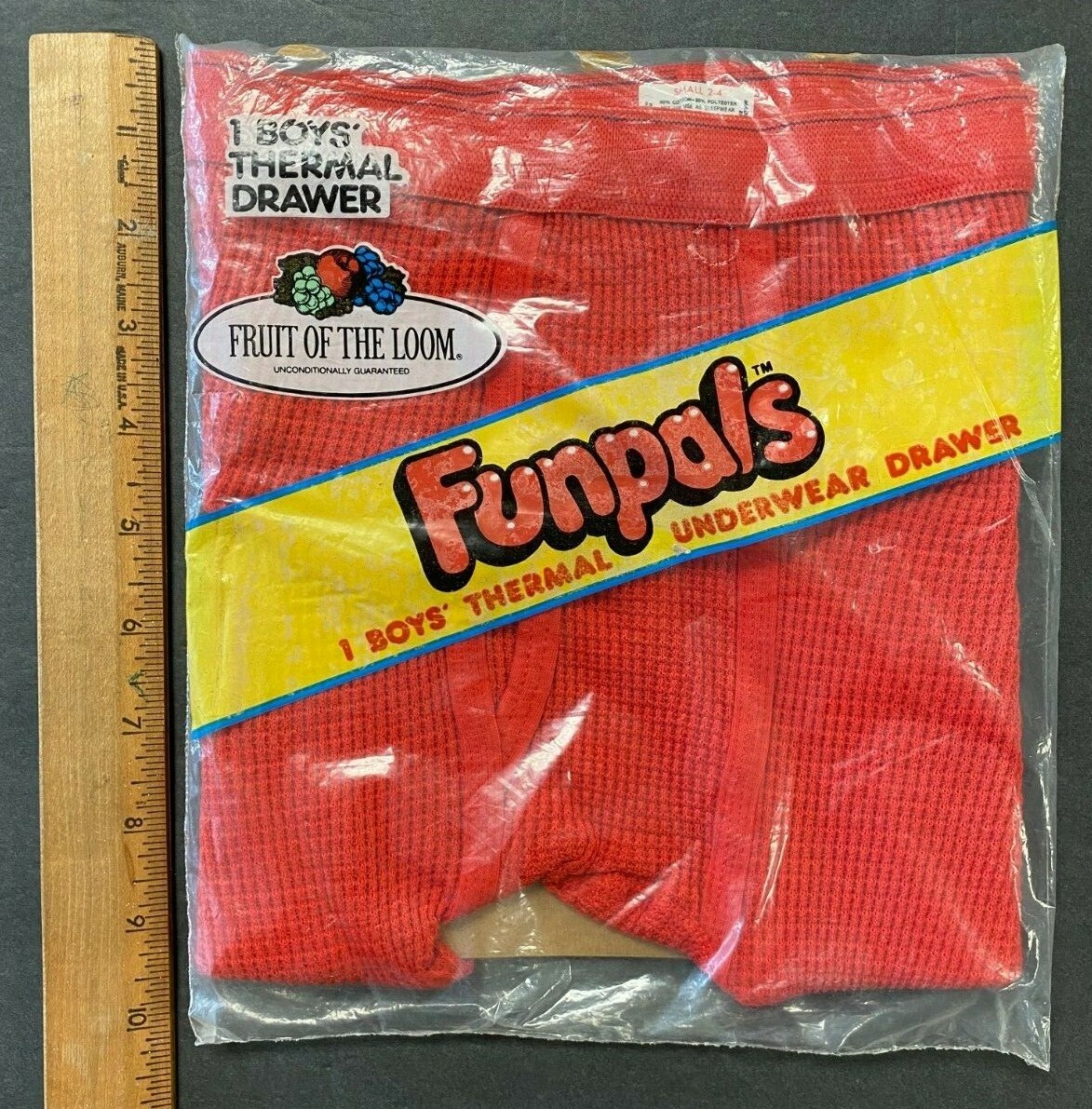 1984 VINTAGE FRUIT OF THE LOOM *FUNPALS* BOY'S UNDERWEAR SEALED