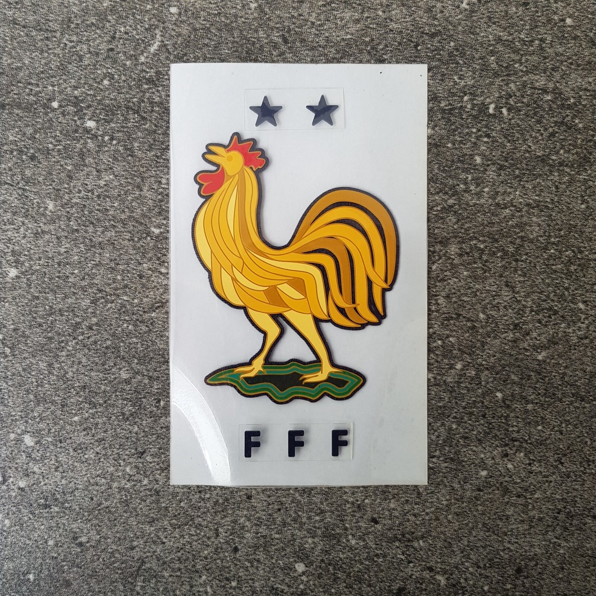 5pcs FFF France Football Crest Badge Patch Iron on Logo For Jersey