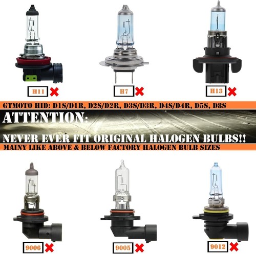 D4R HID Bulb Headlight Xenon 6000K #90981-20029 For Toyota Prius 2006-2009 - Picture 6 of 7