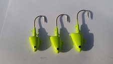 1.5  OZ SHAD HEAD JIGS WITH 635 HEAVY WIRE HOOK, SUPER SHARP FROM LOUIE'S LURES