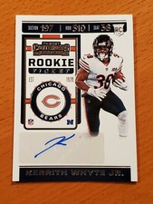 2019 Contenders Rookie Auto #269 Kerrith Whyte Jr. FAU Chicago Bears A