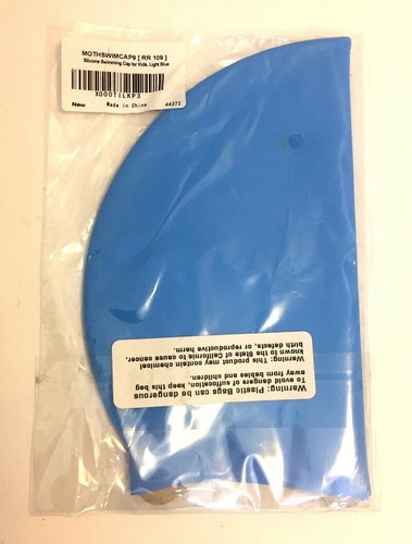 Gorra de natación Zodaca azul silicona para niños - Imagen 1 de 4