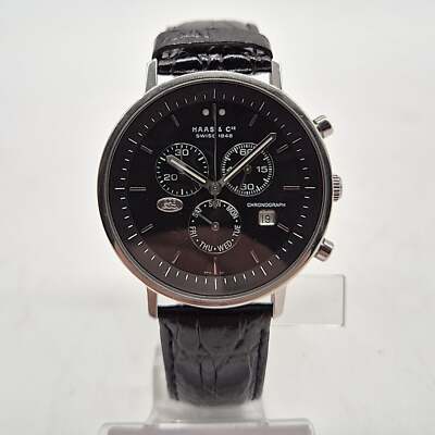 Haas & Cie Chronograph   Eleganz und Funktionalität in Schweizer Perfektion