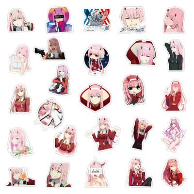 Zero Two Sticker Pack, Darling in the FranXX, Stickers