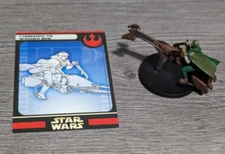 Star Wars Miniatures Game Commando On Speeder Bike 4/60 Figure WOTC