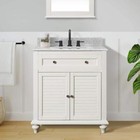 Home Decorators Single Sink Bath Vanity 31" 6-Drawer 1-Cabinet Soft Close Ivory