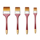 HWAHONG Artist Background Painting Paint Brushes Wide Flat Flat Brush 156 Series