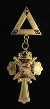 Masonic Templar Past Commander Jewel New S1007-4
