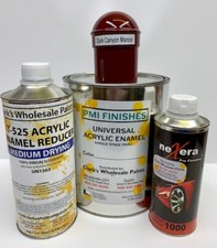 Dark Canyon Maroon Gallon Kit Single Stage Acrylic Enamel Car Auto Paint Kit