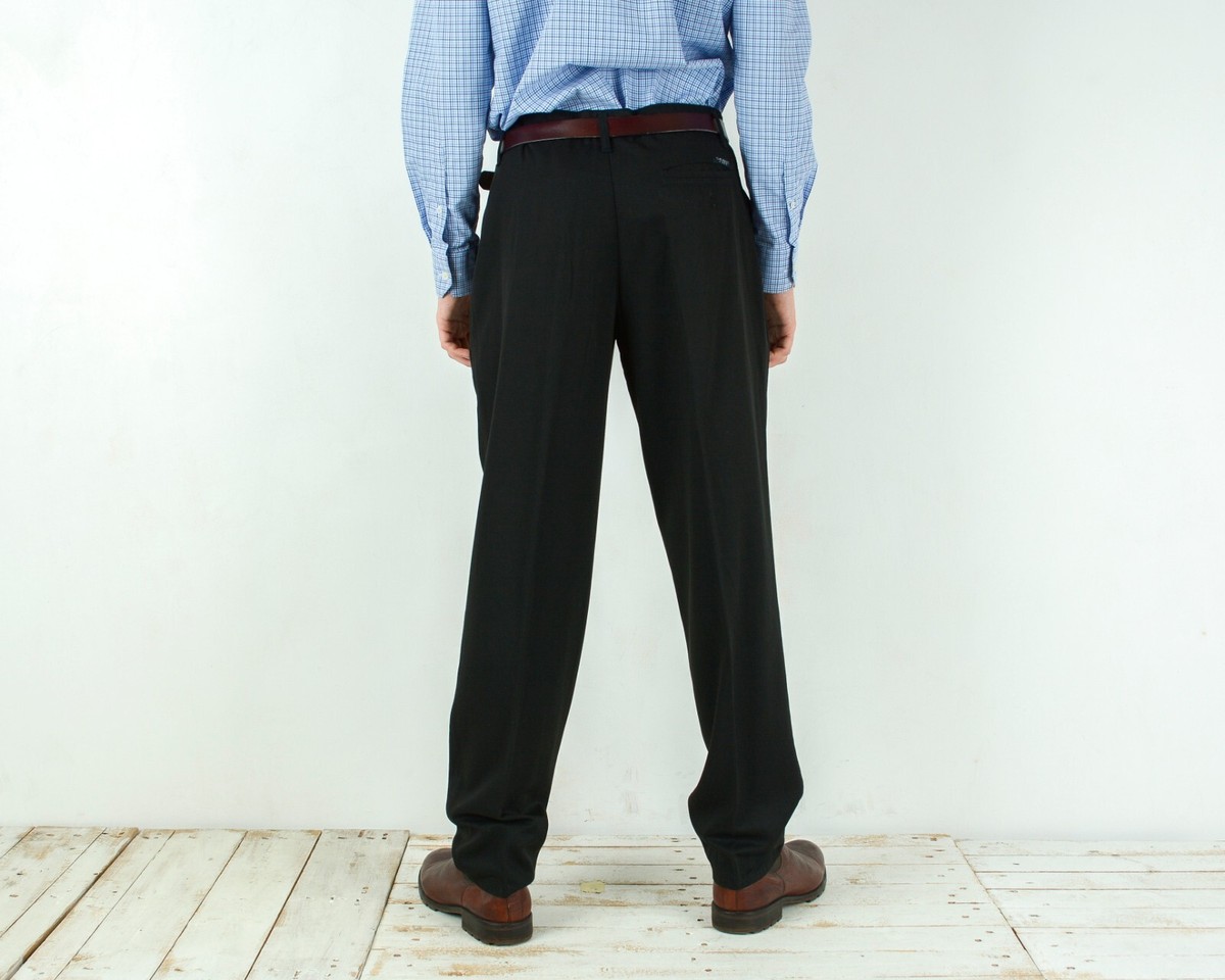 パンツ 90s Y's for men stripe light wool slacks s-l1200.jpg