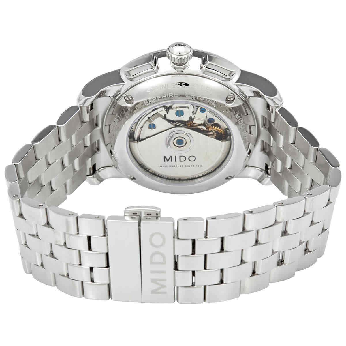 Mido Baroncelli Chronograph Automatic Black Dial Men 