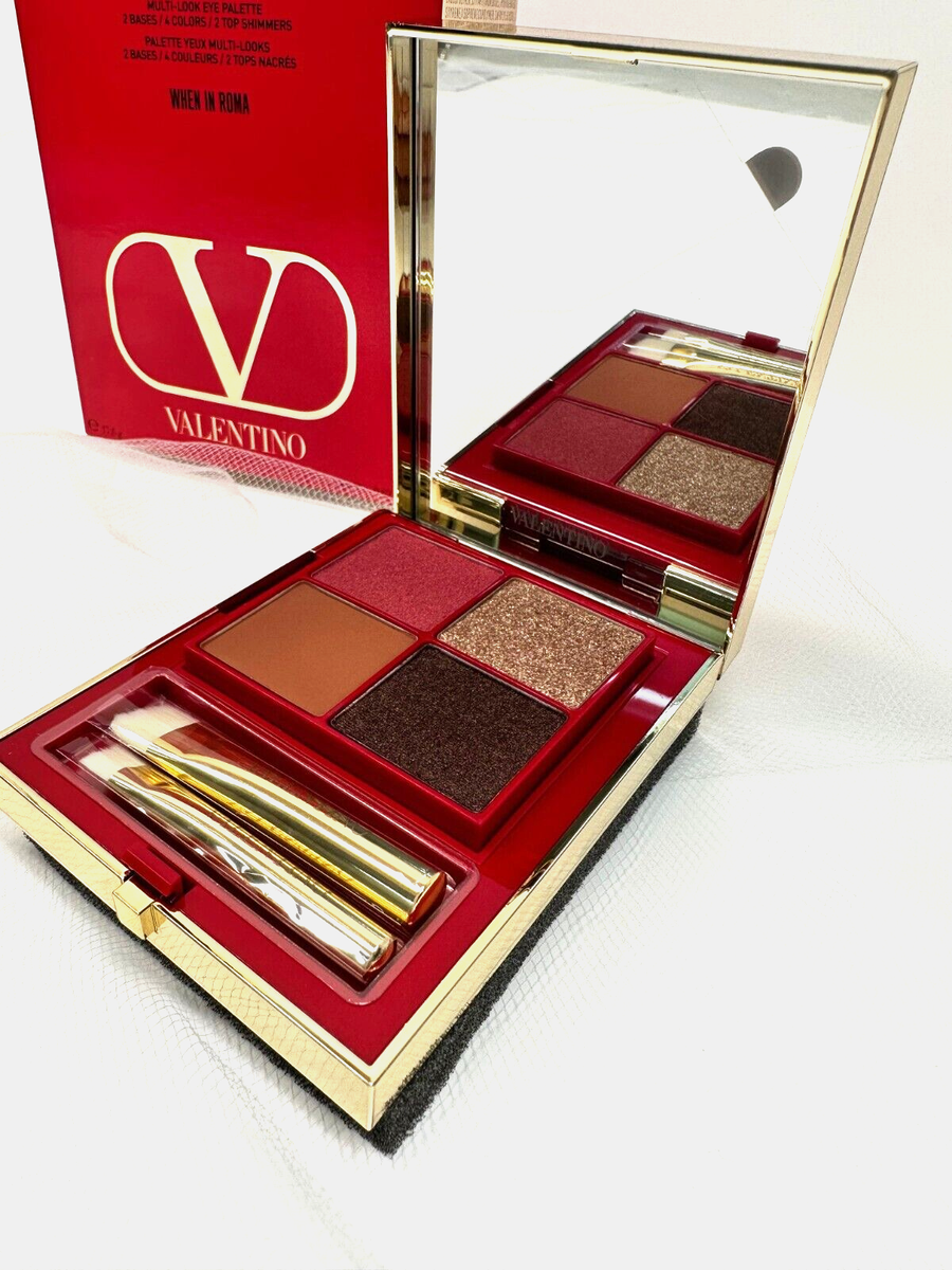 Valentino Color-Flip Multi Look Eye Palette 0.62oz -When In Roma