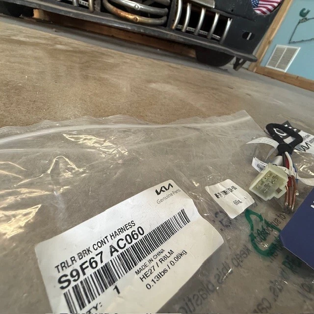 (1) genuine KIA Trailer Brake Control Harness Telluride S9F67 AC060 OEM Foto 2 de 3