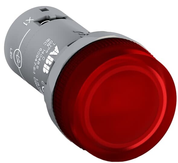 CL2-513R, ABB, PILOT LIGHT CL2 RED 110-130VAC