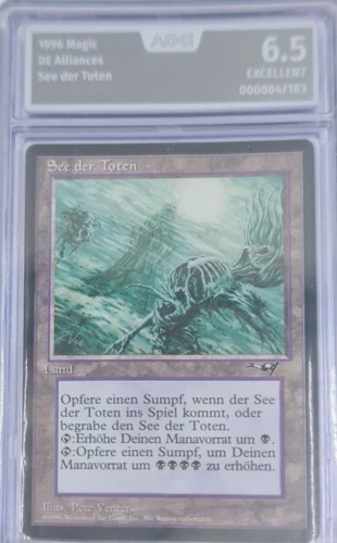 Lake of the Dead Alliances Magic Card MTG German (Lake of the Dead) Graded 6.5