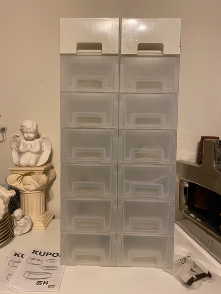 🧰 14 unidades de almacenamiento extraíbles IKEA 51/8x71/8x251/4" - DESCONTINUADAS 🔧 HALLAZGO RARO 🛠️