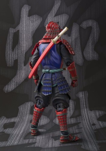 MEISHO MOVIE REALIZATION SAMURAI SPIDER-MAN Action Figure BANDAI NEW from Japan - Picture 3 of 8