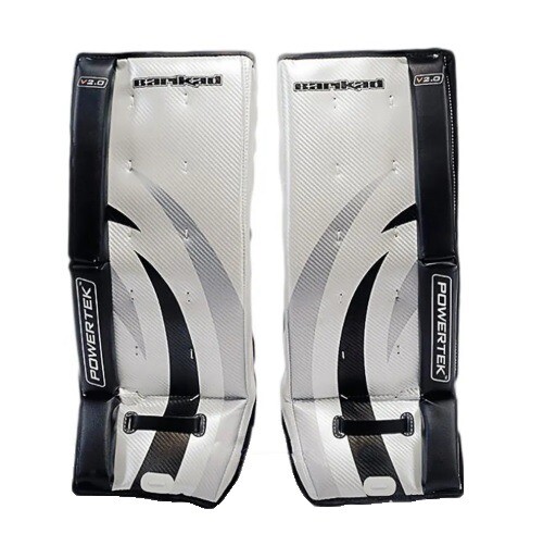 PowerTek Barikad V2.0 YOUTH Hockey GOALIE Pad Set - 24" Leg Pads, Glove, Blocker
