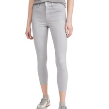 NEW L'agence Margot High Rise Skinny Jeans in Cloud Coated Size 25
