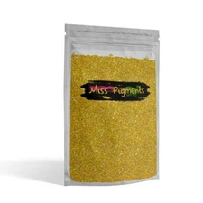 MISS PIGMENTS Extra Fine Glitter / Ultra Fine GOLD HOLOGRAPHIC GLITTER 1/128"