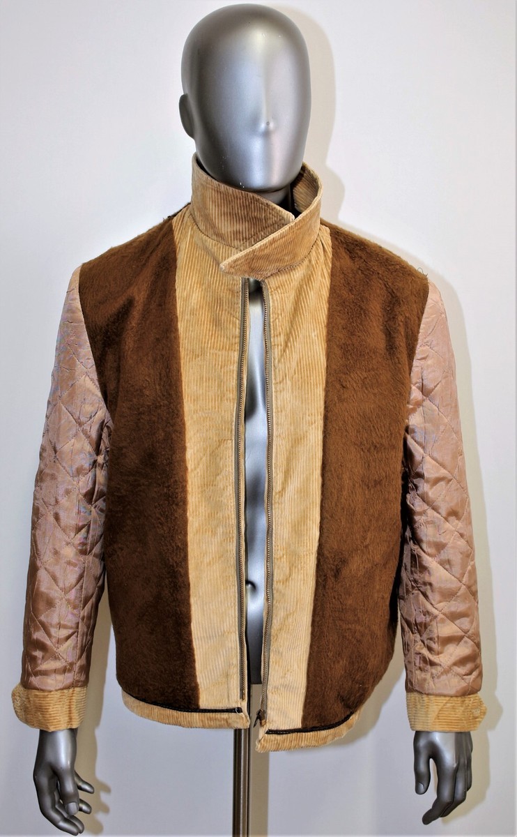 W*K様 60's 〜70's weather caster ranch jac Vintage 60/70s WEATHERCASTER Beige Corduroy Zip Jacket Coat Sherpa