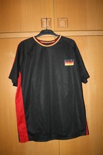 Deutschland Trikot Fussball Football Herren T Shirt Grösse 56/58 XL schwarz rot