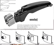 Wonderware Regalware Long Handle for Sauce Pan Skillet & Pot & Screw ** Read