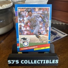 Jose Canseco 1991 Donruss Baseball Card All Star RF Oakland A's #50 Base