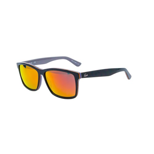 BLACK MIRRORED FRAMES SUNGLASSES 57 