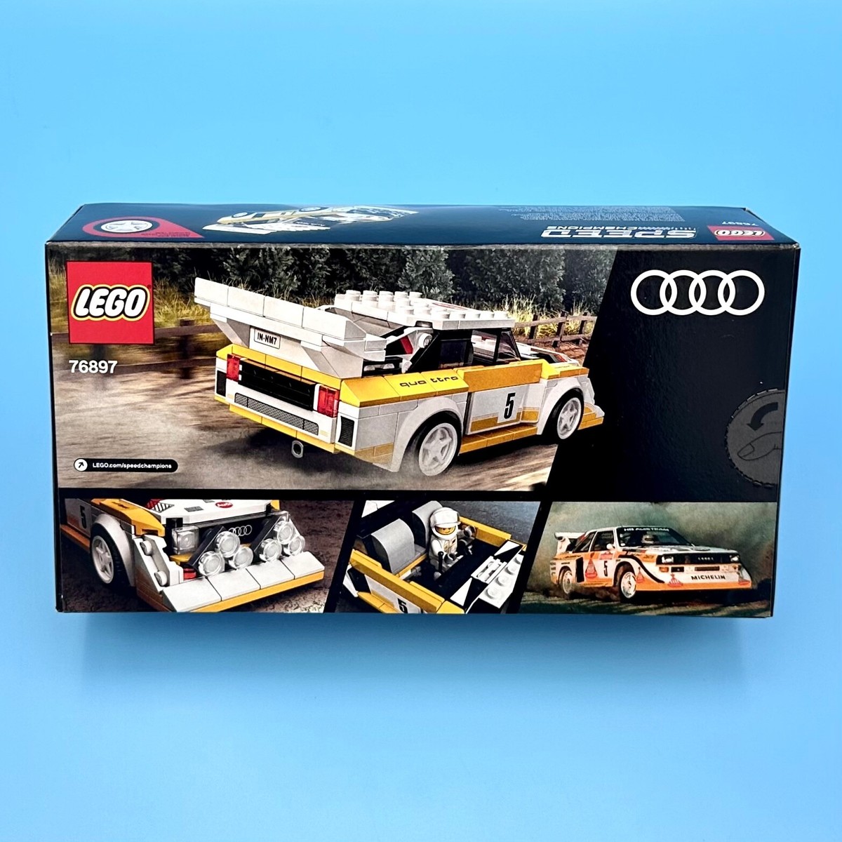 LEGO Speed Champions 1985 Audi Sport Quattro S1 (76897) Race Car