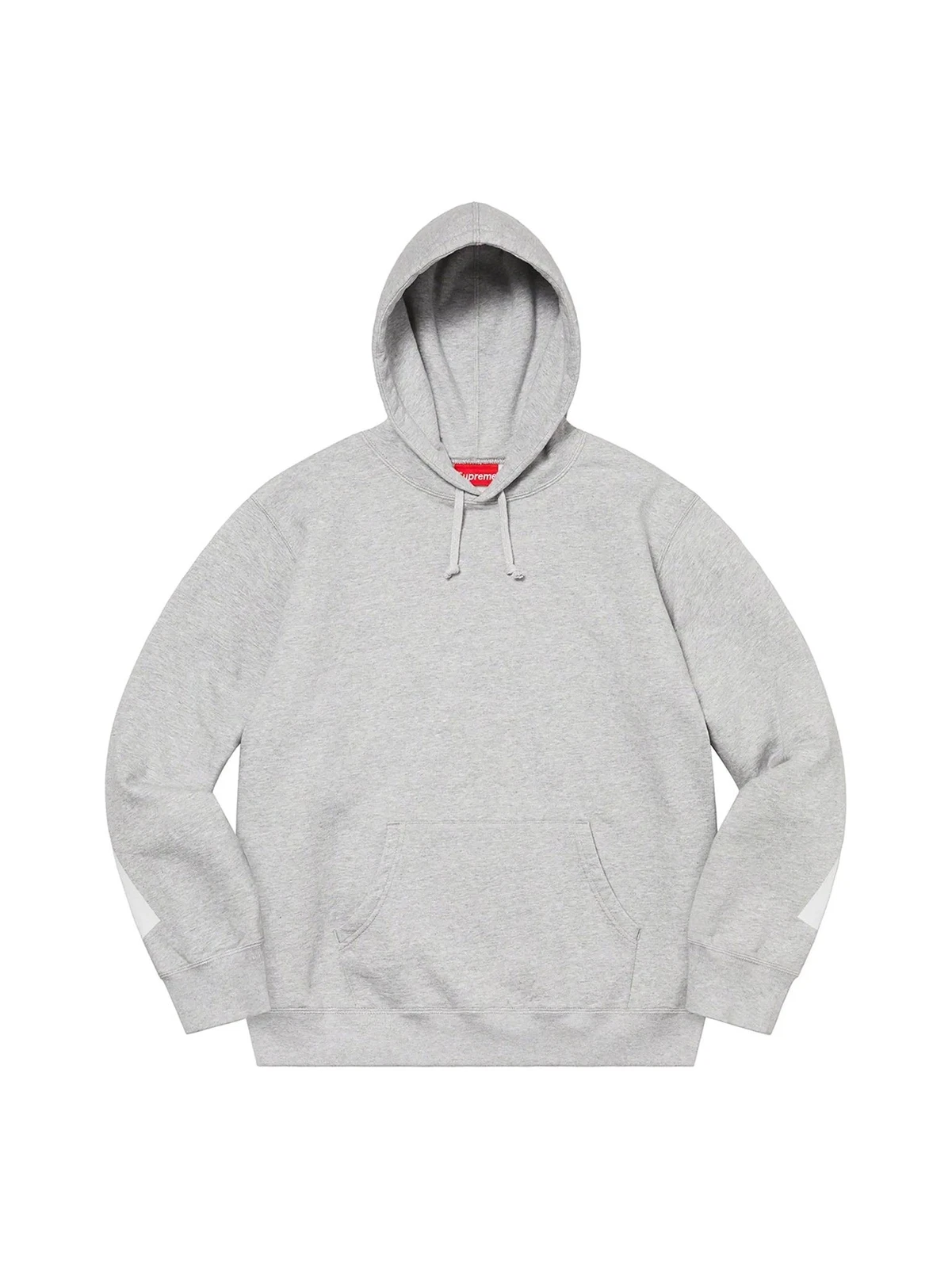 Supreme Big Logo Hooded Sweatshirt Heather Grey