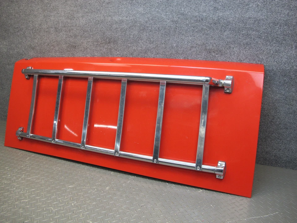 🥇75-82 TRIUMPH TR7 TAPA MALETERO TRASERO CUBIERTA PANEL ROJO OEM Foto 3 de 4